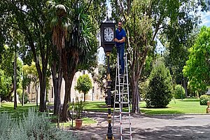 Los Museos de La Atalaya han recuperado un histórico reloj