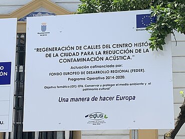 Imagen Carteles de la Regeneración reducción acustica