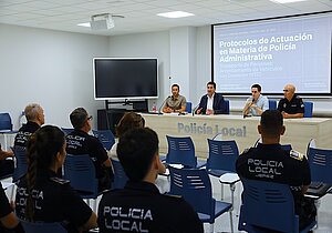 Ignacio Martínez y Jaime Espinar asisten a los cursos de formación de las VTC