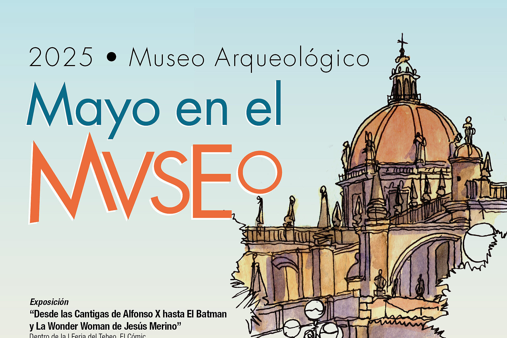Cartel actividades Museo Arqueológico mayo