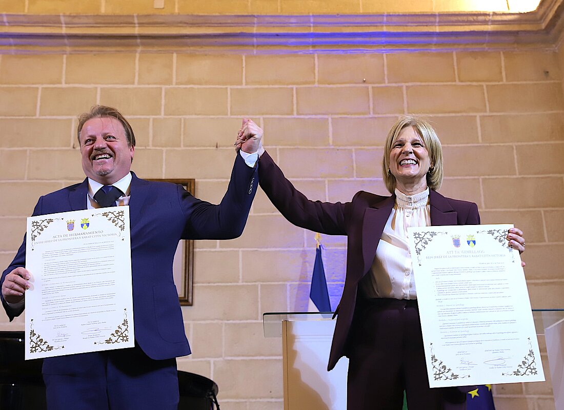 Jerez y Victoria han sellado su hermanamiento
