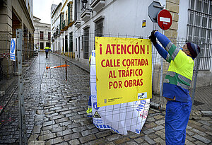 Inicio obras calle Carmen