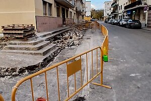 El Ayuntamiento acomete obras de accesibilidad en el entorno de Icovesa