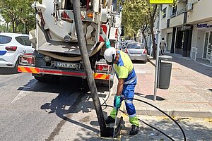 El Ayuntamiento está reforzando la limpieza de imbornales