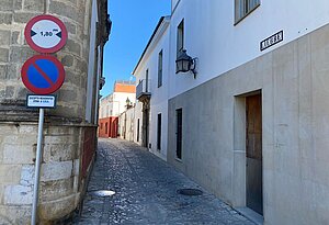 Calle Liebre cambio de sentido