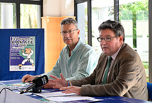 El delegado en la presentación