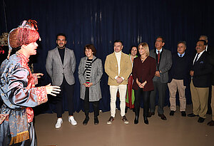 La alcaldesa asiste a la inauguración del Palacio de los Reyes Magos