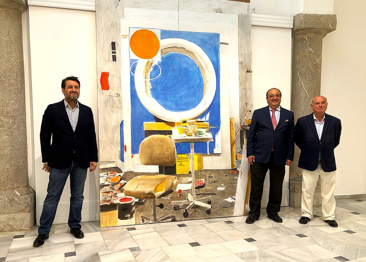 exhibition showcases the creative process of sevillian painter ángel alén