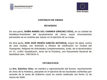 Contrato de Reforma en Centro Civico Delicias