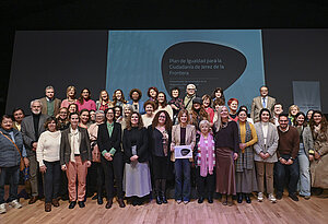 Fotografía de archivo de la presentación del plan