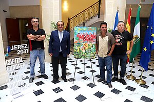 El delegado durante la presentación