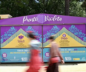 El Punto Violeta ha recibido a 1.151 personas en lo que va de Feria