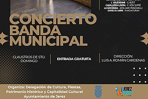 Cartel del concierto de Primavera de la Banda Municipal de Música