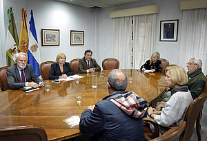 Alcaldesa reunión Marea Pensionistas
