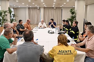 El CECOP ha sido el encargado de gestionar las actuaciones en el incendio de la zona de Montecastillo