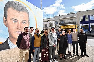 La alcaldesa durante el acto