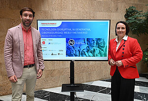 La delegada en la presentación del Congreso