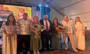 Susana Sánchez y Yessika Quintero inauguran la Feria de El Torno