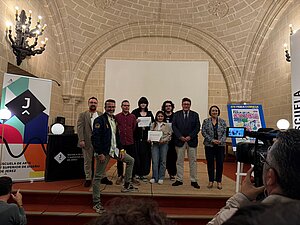 Nela García ha asistido a la presentación del cartel de la Feria de la Ciencia