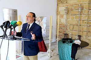 El delegado de Cultura durante la presentación de las actividades