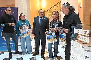 Francisco Zurita presenta el campeonato de correpasillos