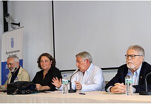 La delegada durante su intervención