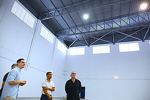Jaime Espinar y Tomás Sampalo visitan las obras del Kiko Narváez