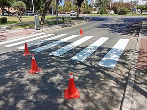 El Ayuntamiento sigue apostando por la mejora de la señalización vertical y horizontal