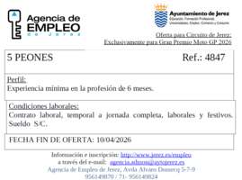 Oferta Empleo