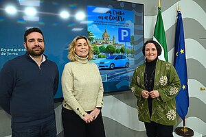 Nela García presenta la campaña de aparcamientos de Acoje