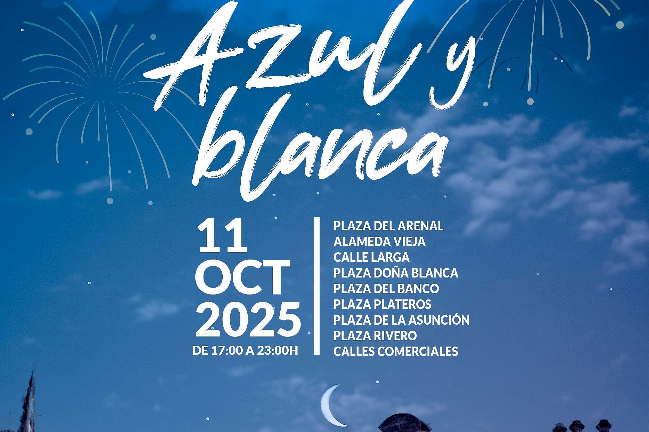 El sábado se celebra la Noche Azul y Blanca