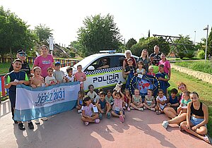 La Policía Local ha participado en un campamento de la Ciudad de los Niños