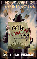 Concierto Caeman celebrado el 5 de Octubre de 2012