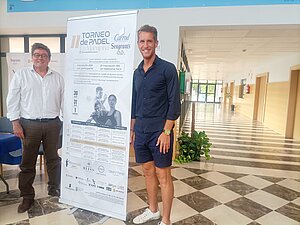 José Ángel Aparicio presenta el II Torneo de pádel La Marujona