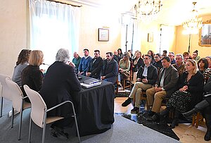 Archivo. La alcaldesa informó a los representantes de la zona rural de la tramitación de ayudas