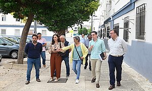 Jaime Espinar ha visitado la barriada de La Asunción