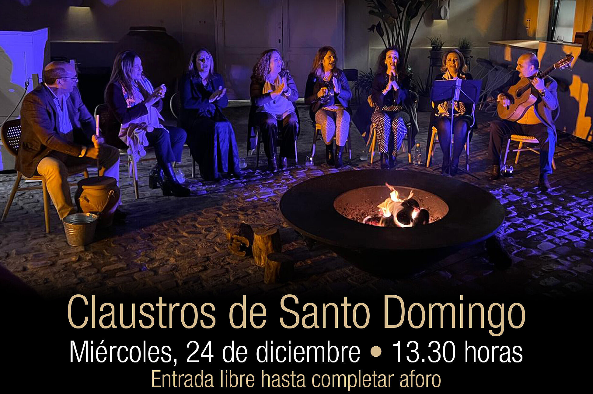 Cartel Nochebuena en Jerez con el Grupo Alba