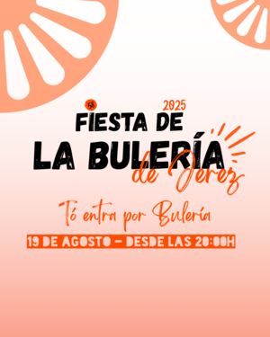 Cartel actividades Fiesta de la Bulería