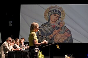 La alcaldesa asiste al acto del Día de la Profesión Médica