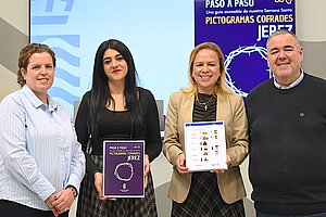 Yessika Quintero presenta una guía de pictogramas cofrades