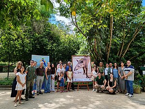 La empresa Manipulación de Hierro Rogelio Pérez apadrina al tapir amazónico del Zoo