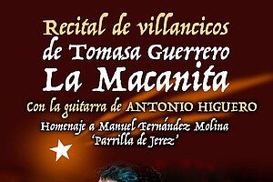 Cartel recital La Macanita