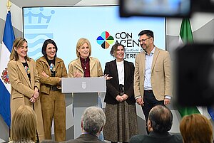 Archivo. la alcaldesa presenta el Festival de Cine con Acento