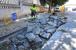 El Ayuntamiento está realizando obras de mejora en Vista Alegre