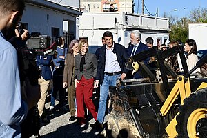 La alcaldesa junto al delegado del Gobierno visitan zonas afectadas por la DANA