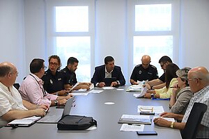 Ignacio Martínez preside la Mesa Técnica de Seguridad de Distritos