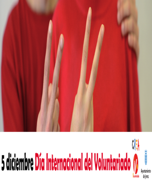 5 de diciembre Día Internacional del Voluntariado