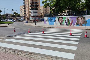 El Ayuntamiento ha reforzado el repintado en los centros educativos