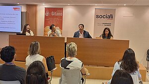 Ignacio Martínez asiste a la presentación de la plataforma Sociall de la Fundación Secretariado Gitano