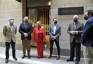 Inauguración zapatería Abraham Zambrana